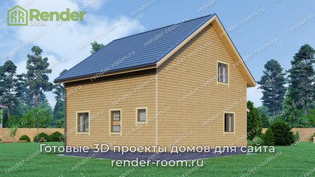 Проект  Площадь: 130, Размер: 8х9