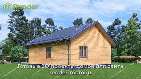 Проект П-1590 Площадь: 57,76, Размер: 8х10