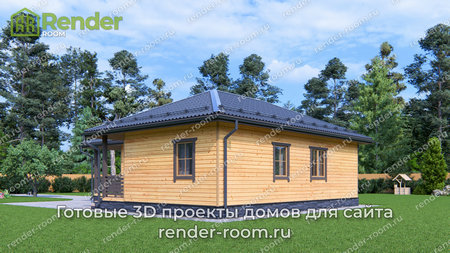 Проект  Площадь: 76,93, Размер: 10х10