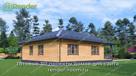 Проект  Площадь: 76,93, Размер: 10х10