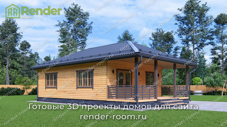 Проект  Площадь: 76,93, Размер: 10х10