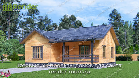 Проект  Площадь: 69,61, Размер: 9х10