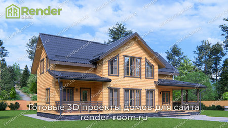 Проект П-1597 Площадь: 166,4, Размер: 9х13