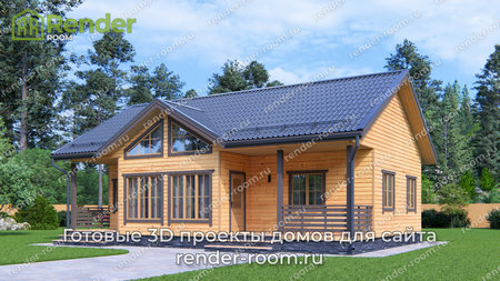 Проект П-1598 Площадь: 69,96, Размер: 8х11