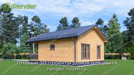 Проект П-1599 Площадь: 42,91, Размер: 7х7