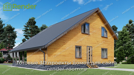 Проект П-16 Площадь: 174,93, Размер: 11х12