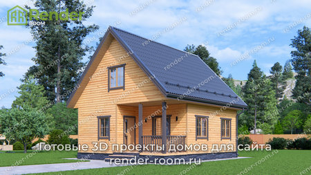 Проект П-1605 Площадь: 77, Размер: 7х8