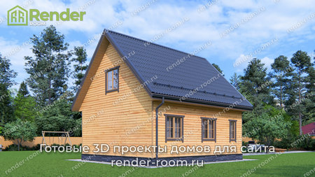 Проект П-1605 Площадь: 77, Размер: 7х8