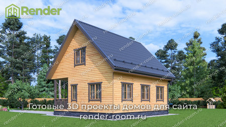 Проект П-1606 Площадь: 78,8, Размер: 7х8