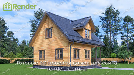 Проект П-1606 Площадь: 78,8, Размер: 7х8