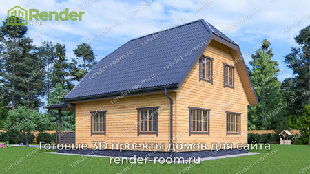 Проект П-1607 Площадь: 103,2, Размер: 8х10