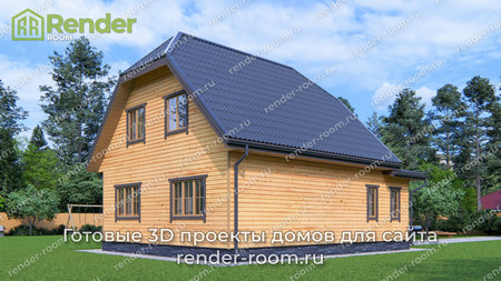 Проект П-1607 Площадь: 103,2, Размер: 8х10