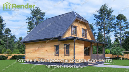 Проект П-1607 Площадь: 103,2, Размер: 8х10