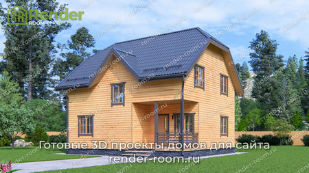 Проект П-1608 Площадь: 116,9, Размер: 8х9