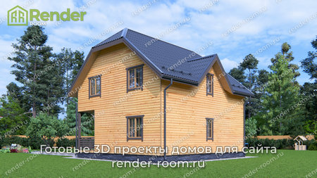 Проект П-1608 Площадь: 116,9, Размер: 8х9