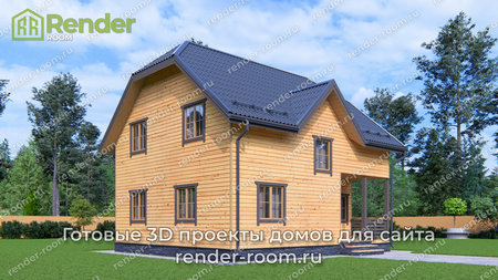 Проект П-1608 Площадь: 116,9, Размер: 8х9