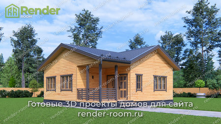 Проект П-1612 Площадь: 63,6, Размер: 9х9