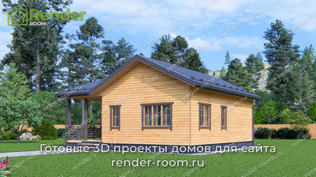 Проект П-1612 Площадь: 63,6, Размер: 9х9