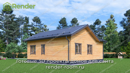 Проект П-1612 Площадь: 63,6, Размер: 9х9