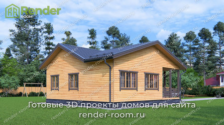 Проект П-1612 Площадь: 63,6, Размер: 9х9