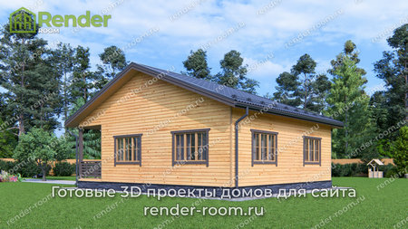 Проект П-1613 Площадь: 72,1, Размер: 9х10