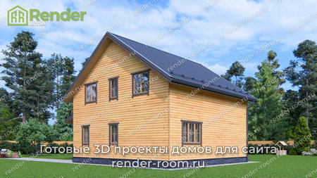 Проект П-1617 Площадь: 127,2, Размер: 9х9