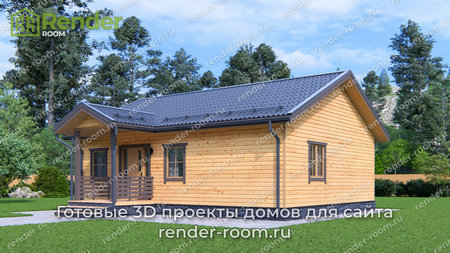 Проект П-1621 Площадь: 72,4, Размер: 8х10