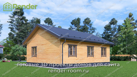 Проект П-1621 Площадь: 72,4, Размер: 8х10