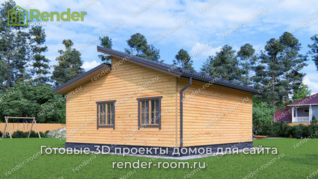 Проект П-1623 Площадь: 43,9, Размер: 8х8