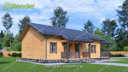 Проект П-1626 Площадь: 79,1, Размер: 8х11