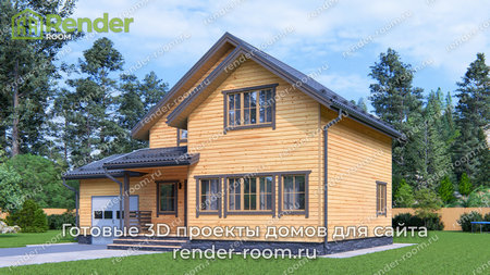 Проект П-1628 Площадь: 122,6, Размер: 8х12