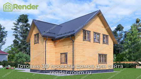 Проект П-1629 Площадь: 132,8, Размер: 10х10