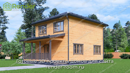 Проект П-1632 Площадь: 95,6, Размер: 7х8