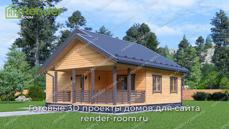 Проект П-1635 Площадь: 56,5, Размер: 8х9