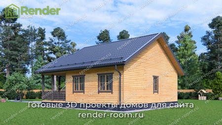 Проект П-1635 Площадь: 56,5, Размер: 8х9