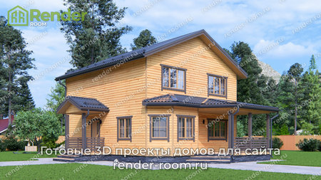 Проект П-1636 Площадь: 127,2, Размер: 8х10