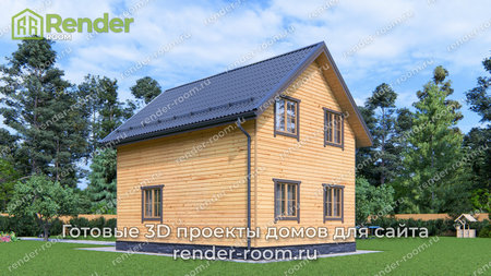 Проект П-1637 Площадь: 80,7, Размер: 6х8