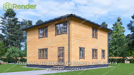 Проект П-1641 Площадь: 124,7, Размер: 9х9