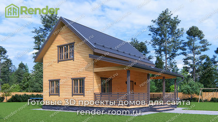 Проект П-1644 Площадь: 93,2, Размер: 6х9