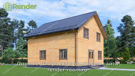 Проект П-1646 Площадь: 141,3, Размер: 8х10