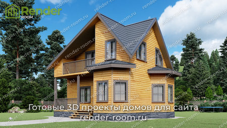 Проект  Площадь: 74,77, Размер: 7х9