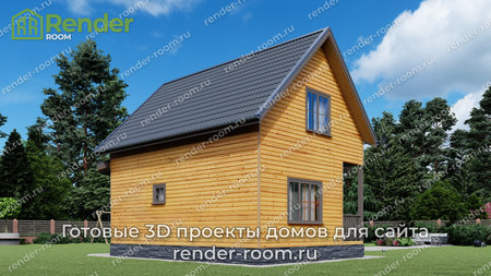 Проект  Площадь: 74,77, Размер: 7х9