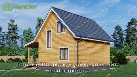 Проект  Площадь: 68, Размер: 6х9