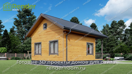 Проект  Площадь: 34,87, Размер: 6х8