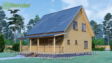 Проект П-183 Площадь: 124, Размер: 8х9