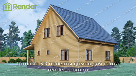 Проект П-183 Площадь: 124, Размер: 8х9