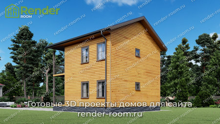 Проект П-19 Площадь: 97,78, Размер: 8х8