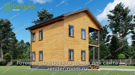 Проект П-19 Площадь: 97,78, Размер: 8х8