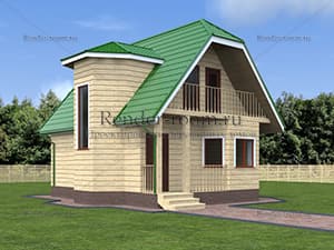 Проект  Площадь: 74, Размер: 8х8