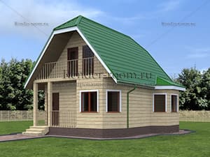 Проект  Площадь: 74, Размер: 8х8